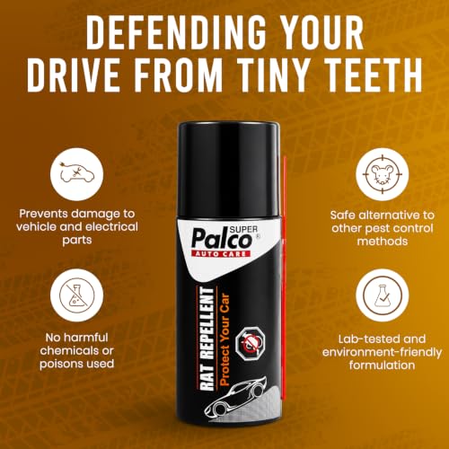 Image of PALCO Rat Repellent Spray for Car 150ml Rodent Repellent, Car Rat Protector