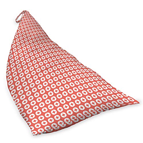 Lunarable LOUNGE_168656 Mid Century Lounger Chair Bag, Modern Vintage Style Illustration Ornamented thumb #1