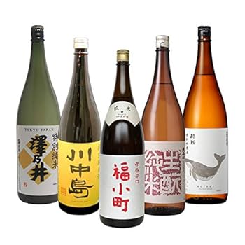 日本酒　飲み比べ ７本セット 一升瓶 Amazon.co.jp: 純米酒 一升瓶 5本 飲み比べセット 日本酒 1800ml