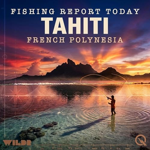 『Tahiti Fishing Fire: Mahi Schools and Trophy GTs Crashin Surface』のカバーアート