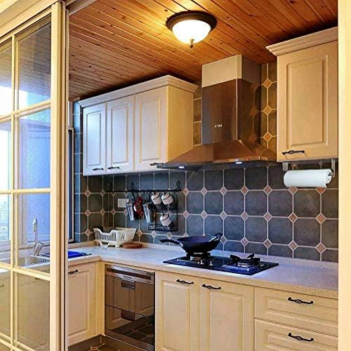 simpletome Kitchen Paper Towels Holder Under Cabinet Adhesive or Drilling Installation Brushed SUS304 Stainless Steel