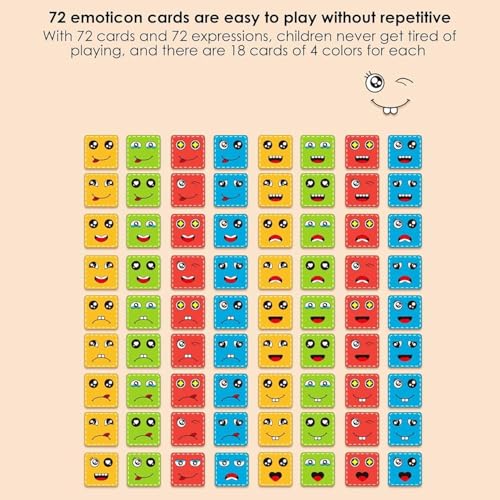 Image of Toy Imagine Emoji Face Cube Puzzle Game for Kids - Fun Expression Matching Challenge for Boys 7-14 Years - Brain Teaser Gift Toy - Creative Learning Game for All Ages