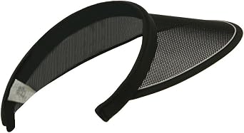 UV 50+ Protection Clip On Visor - Black OSFM