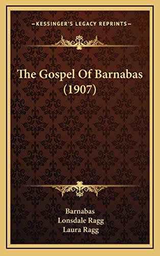 The Gospel Of Barnabas (1907)
