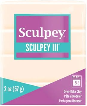 2oz. Sculpey III Oven-Bake Clay Translucent