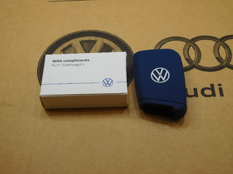 Volkswagen 000087012AN530 Coque de clé en Silicone Bleu foncé