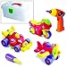 Discovery Toys Motor Works Set of 3 Vehicles: Race Car, Airplane, Motorcycle with Electric Drill & Case | STEM Educational Toy Learning & Childhood Development 4 Years and Up