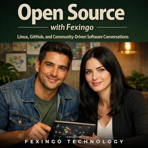 『Open Source with Fexingo: Linux, GitHub, and Community-Driven Software Conversations』のカバーアート