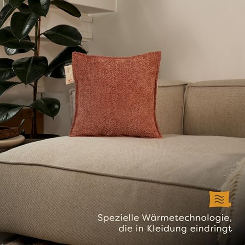 Pleafs® Heizkissen - Boho - Kabellos - Elektrisch Aufladbar (Spicy Mix, 45x45cm)