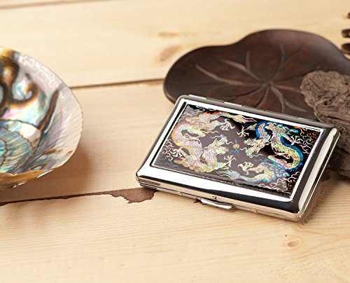 Amazon.co.jp: 螺鈿細工 龍・ドラゴンデザイン ステンレススチール