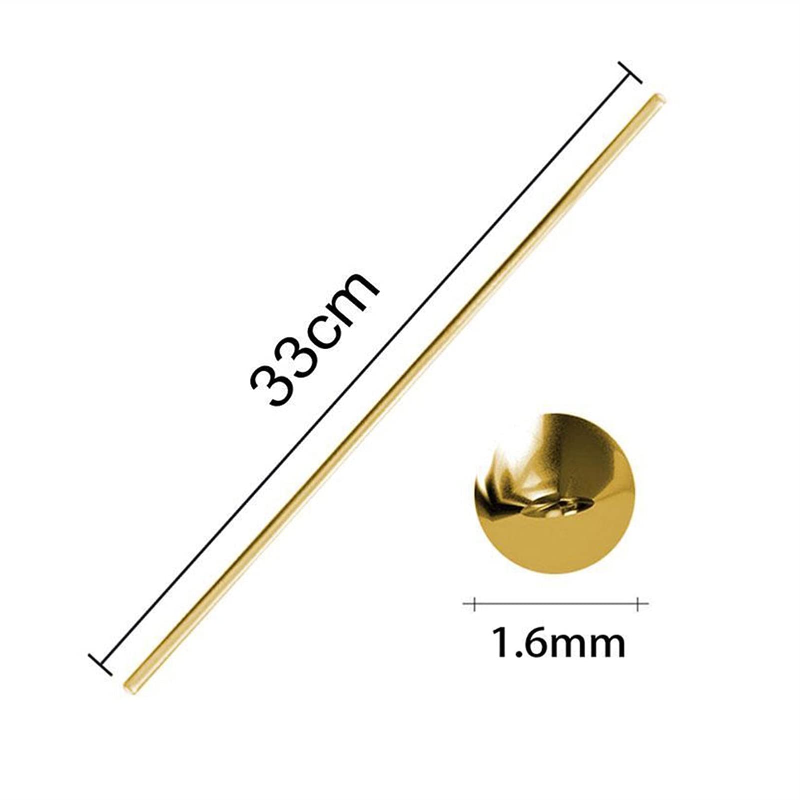 Varillas de soldadura de plástico, Electrodo de alambre de soldadura de latón de 1,6 mm x 333 mm, varilla de soldadura sin fundente, paquete de 10/20/50 piezas(20PCS)