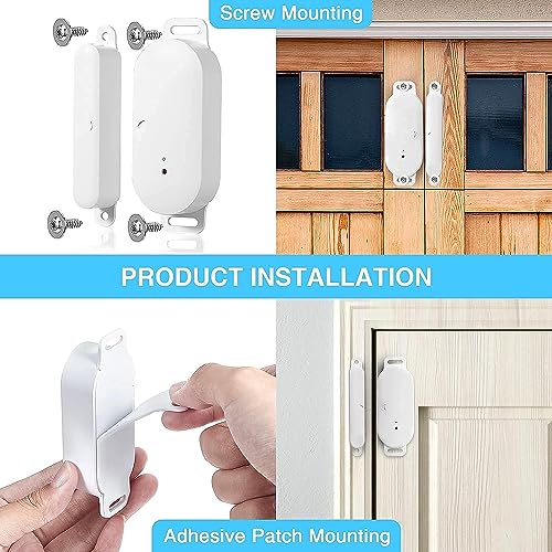 GreenSun Fensterkontaktschalter Dunstabzugshaube, Funk Abluftsteuerung für Dunstabzugshaube, Fensterkontaktschalter Funk Abluftsteuerung Türkontaktschalter