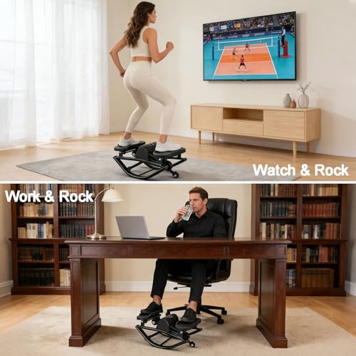 Rock Stepper Side to Side Portable Lateral Rocking Stepper with Digital ...