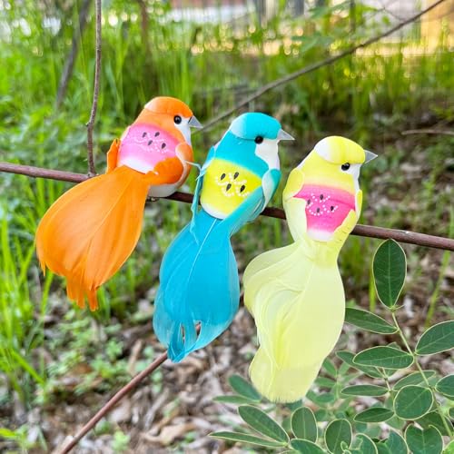 Pájaros artificiales con clip que traen la alegría de la primavera a casa 7