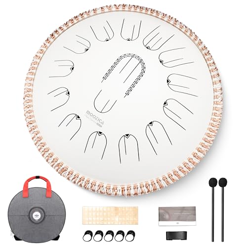 MOOZICA ハンドパン 15インチ Cメジャー スチールタングドラム Amazon | MOOZICA ハンドパン 15インチ Cメジャー スチール