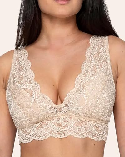 Image of Smart & Sexy Women's Signature Lace Deep V Neck Wireless Bralettes