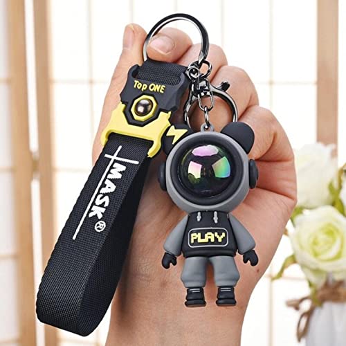 STANG Personalidad Creativa Astronauta Llavero Colgante Dibujos Animados Pegamento Chica Bolso Exquisito Coche Llavero Colgante Regalo