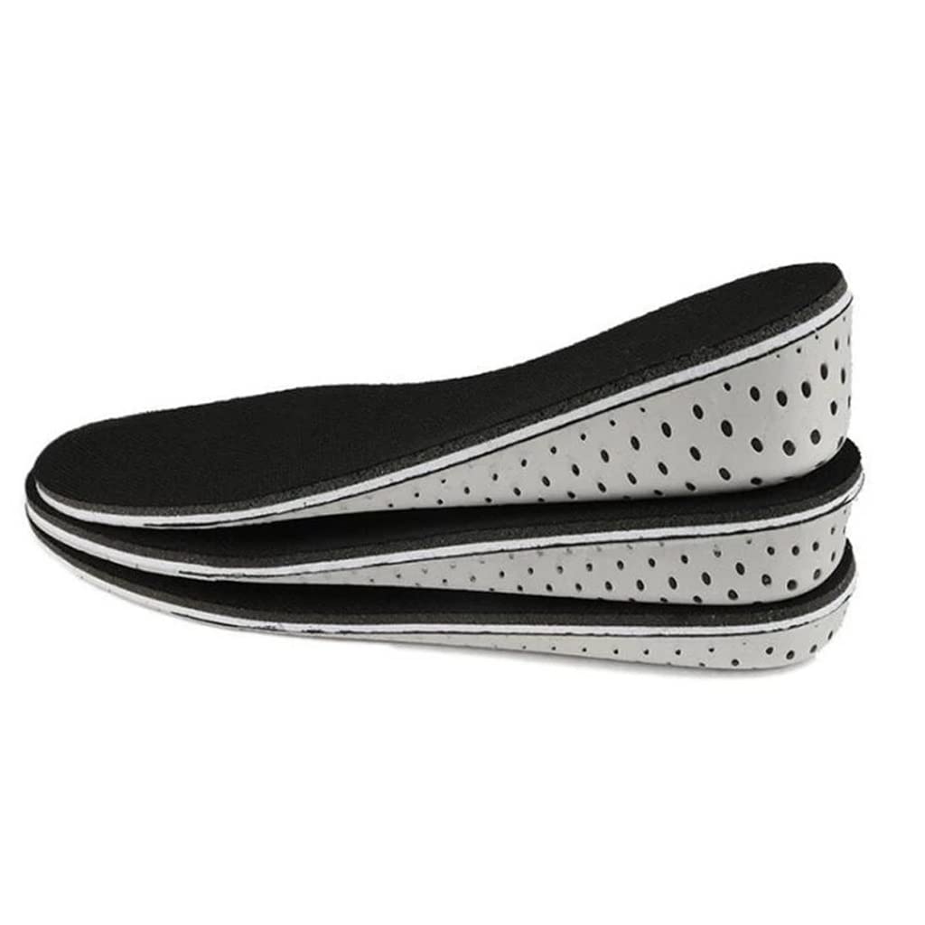 Inserts de levage de talon amortissants et respirants avec mousse semi-dure de 3.3cm