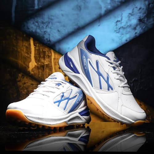 Image of ASIAN All Rounder-01 Men's Cricket Shoes | Lightweight, Durable Sports Shoes with Superior Grip, Cushion Comfort & Steady Support for All-Terrain Cricket Play