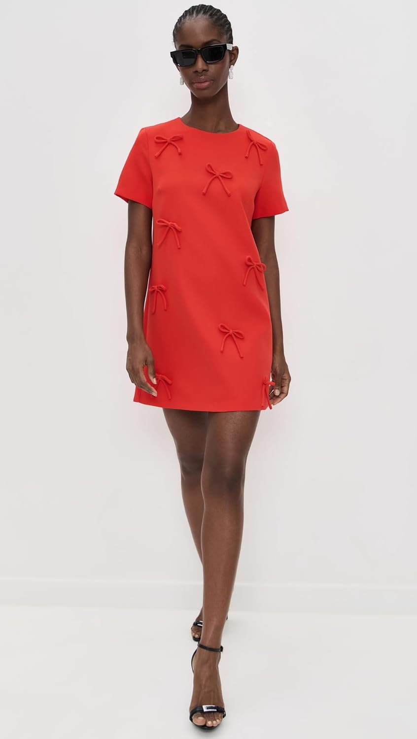English Factory Women's Bow Detailed Mini Dress - Image 3