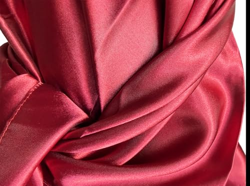 Image of Women's 35 inch Satin Square Silk Like Hair Scarves and Wraps Headscarf for Sleeping