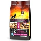 Ambrosia Ultra Premium Pet Food® | Grain-Free Puppy Dry Dog Food, 12Kg, Hypoallergenic, High-Protein, Holistic | Fresh Chicken & Salmon, Junior - Large breeds
