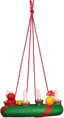 Alexander Taron Importer 10-0160 Christian Ulbricht - Corona de Navidad, 75 de alto x 2 pulgadas de profundidad, color blanco