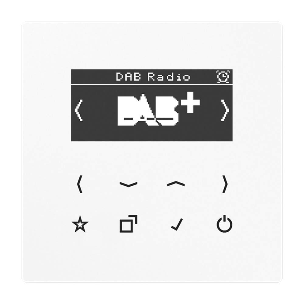 JUNG DAB LSWW Smart Radio DAB+ Alpinweiß Serie LS