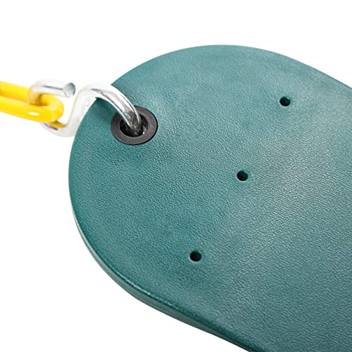 Image of Sunnyglade 8 PCS Swings Seats Heavy Duty with 66 inch Chain, Playground Swing Set Accessories Replacement with Snap Hooks, Support 250lb (8, Green)