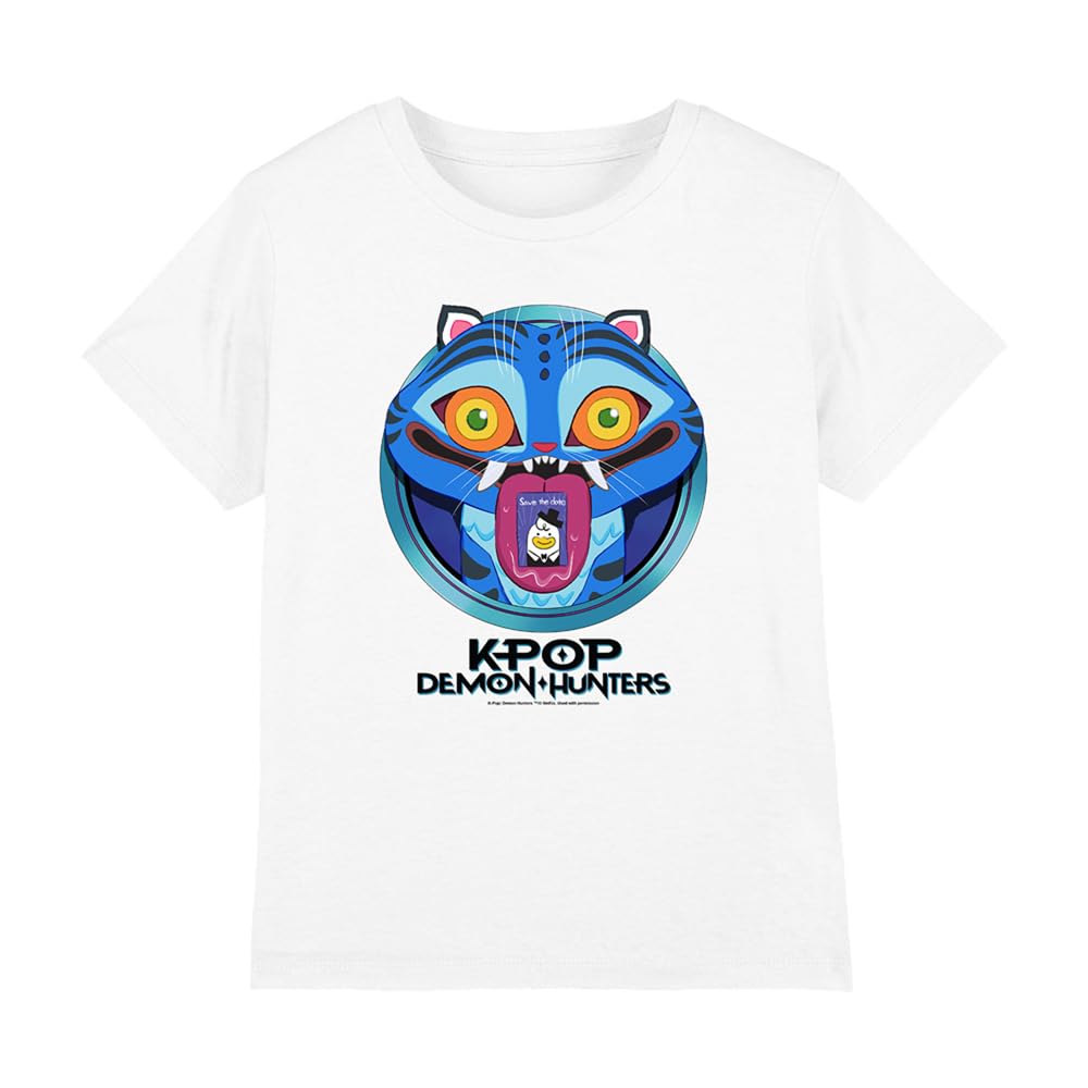 K-Pop Demon Hunters Unisex Kinder Cartoon Derpy Save The Date Kids T-Shirt
