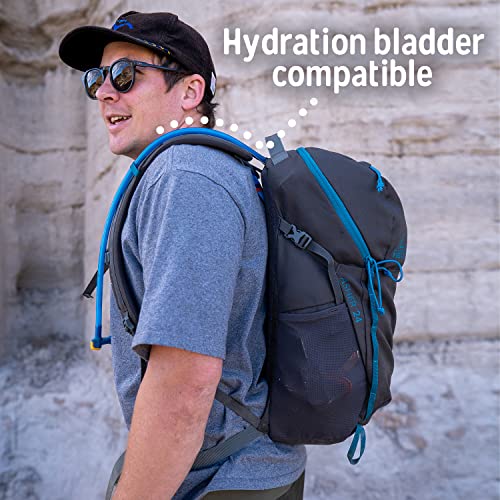 Image of Kelty Asher Backpack, Daypack to Multi-Day Backpacking Capacity, Hiking, Lightweight Travel Pack, Internal Frame (24L Moss)