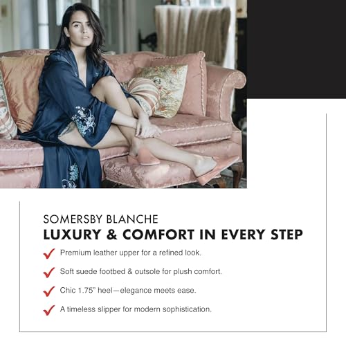 Lamo Somersby Blanche Women's Slippers, Slip-On Leather House Slippers for Women3