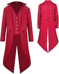 Fantasia de roupas medievais, casaco steampunk masculino, fantasias de vampiro renascentista de Halloween para adultos