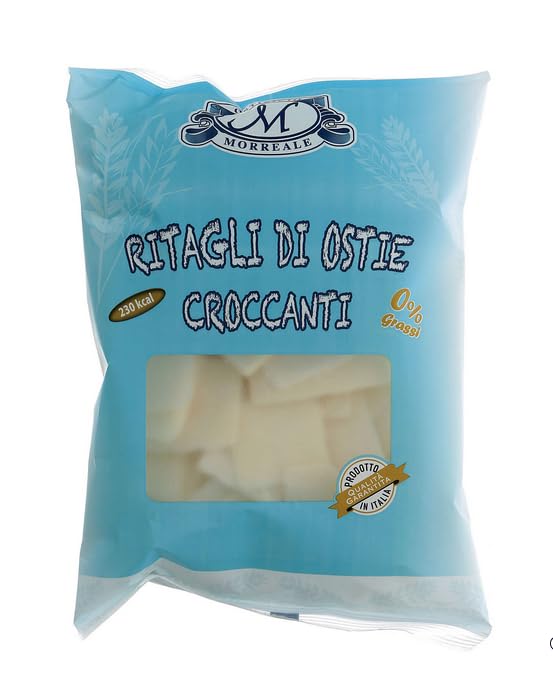 10 confezioni di Ritagli di ostie 600 gr. (10 buste da 60 gr.cadauna) croccanti e leggere.