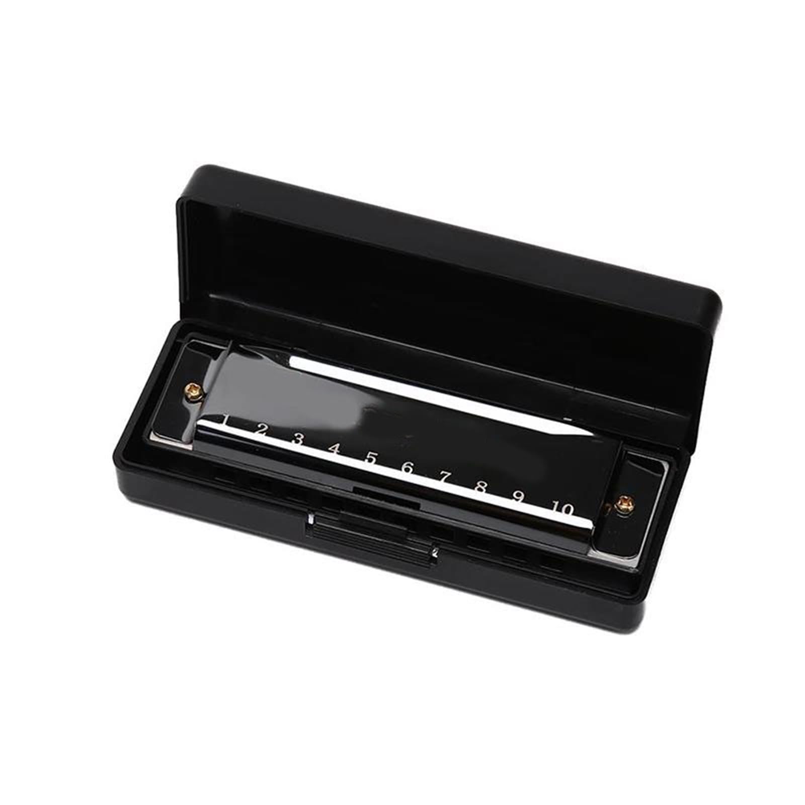 Harmonijka Ustna 10 otworowa Harmonijka Odpowiednia Dla Początkujących I Nauczycieli(Black)