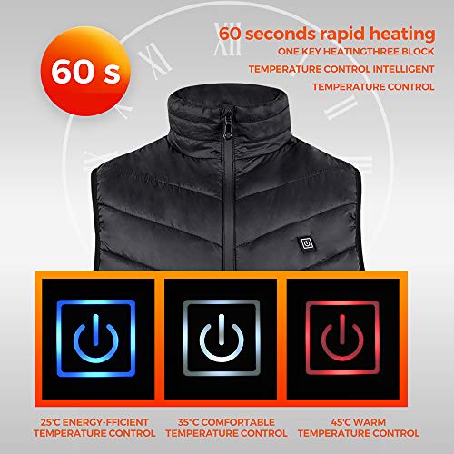 Buy Heated Vest, Power Bank Powered Adjustable Lightweight Heated Vest