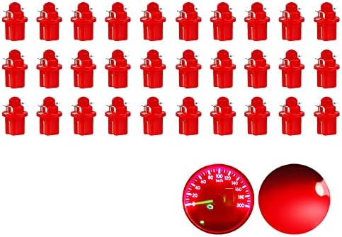 Bombillas para velocímetro de cúmulo de calibre superbrillantes 17 18 27 37 58 86 2721 bombilla T5 B8.5d COB 1SMD LED para tablero de instrumentos