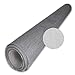 TESO, rete per zanzariere, tessuto in fibra di vetro trasparente, resistente ai raggi UV, articolo a metraggio, colore grigio, 200 cm