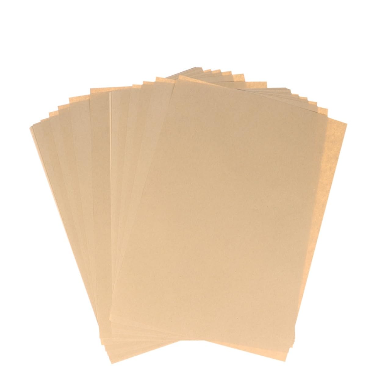 Operitacx Papier à Lettres Vintage en Kraft 100 Feuilles 120g Khaki
