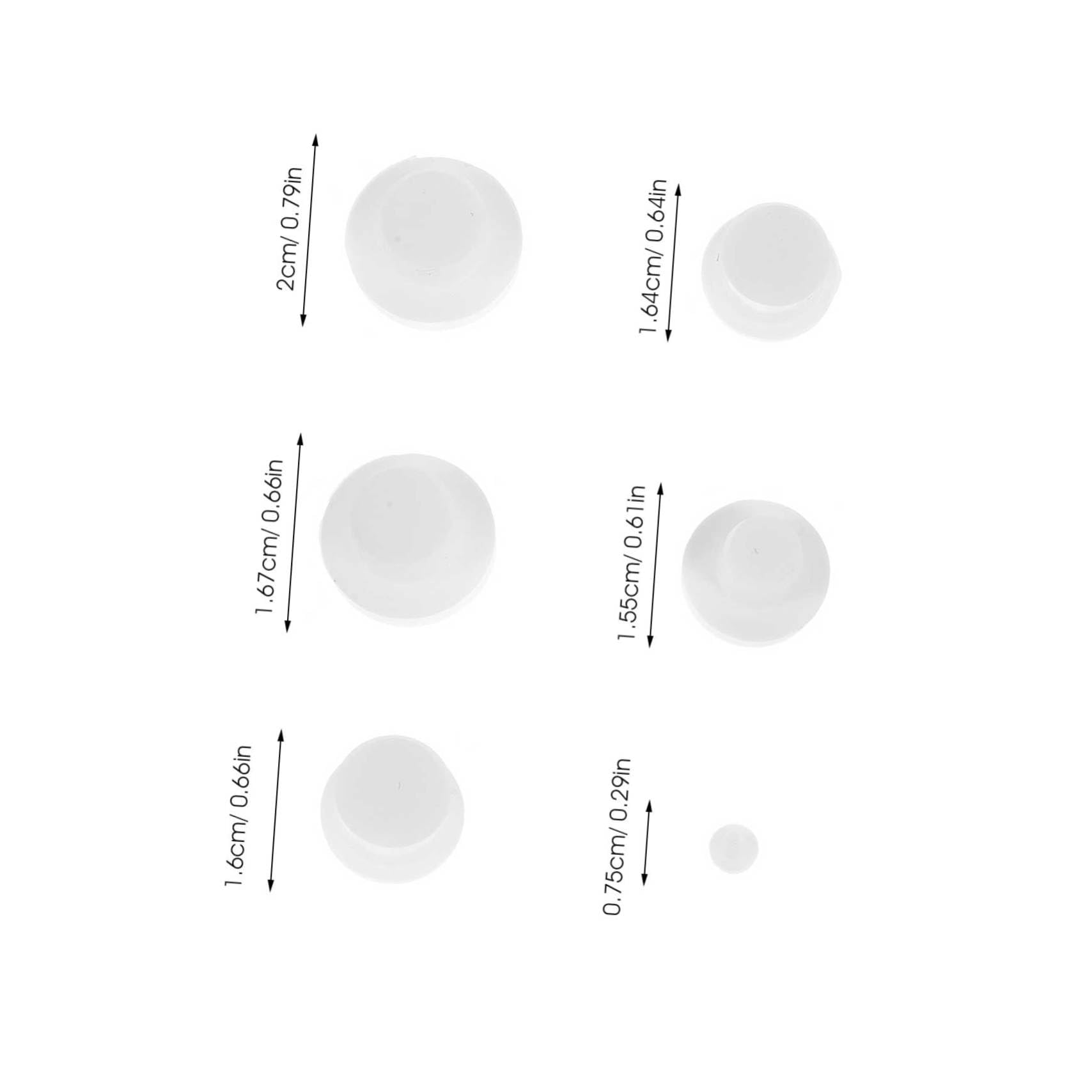 Garneck Pcs Silicone Salt Pepper Shaker Plugs Bulk Replacement Stoppers Solid Silicone Leakproof