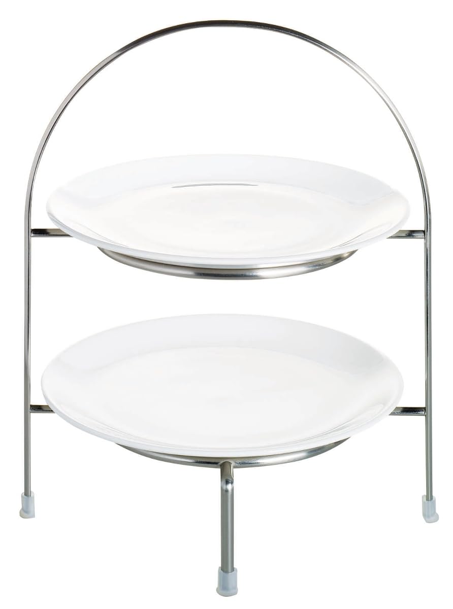 stainless steel plate stand, 21 x 21 x 28 cm, 99200950