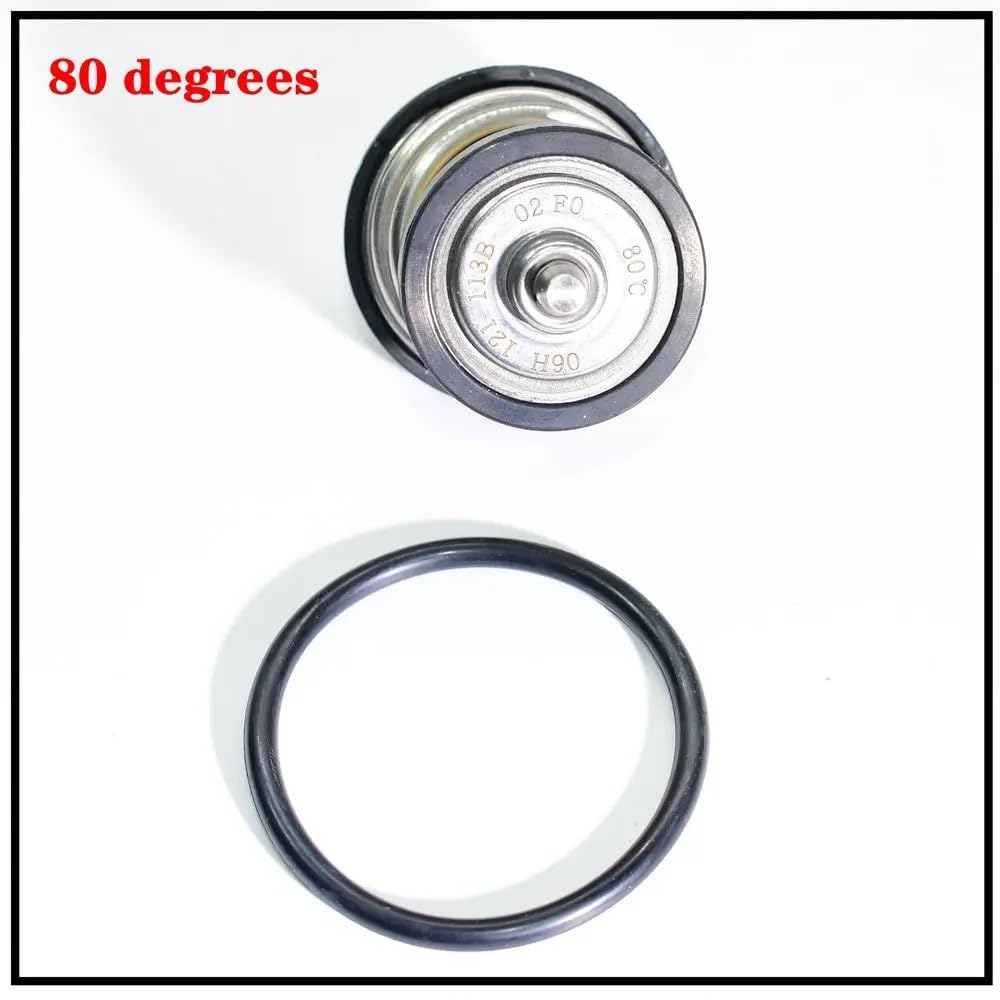 OBUDOWA TERMOSTATU 80 87 90 pasuje do Audi A3 A4 pasuje do VW Jetta Passat CC pasuje do Maiteng Tiguan 2.0L 06H121113B 06H 121 113 B(87 degrees)