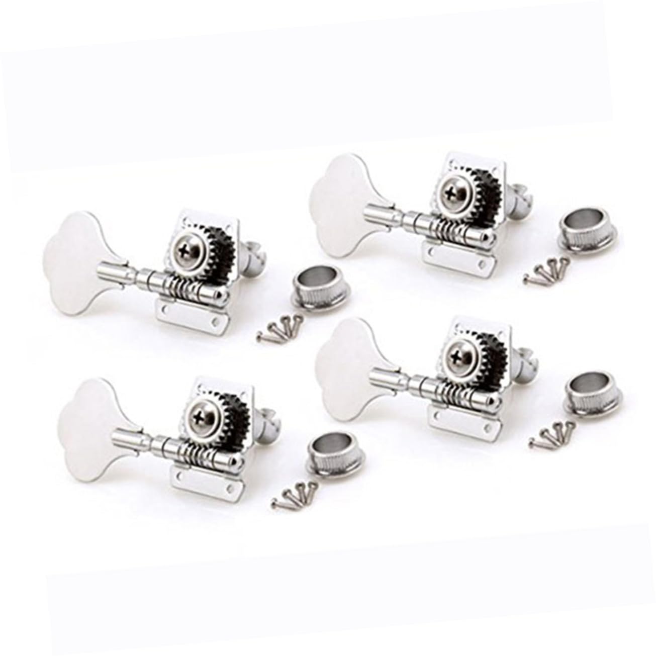 Abaodam Bass Tuning Pegs Replacement 4r Bass Tuners Tuners Hard Zinc Alloy 1 to 24 Ratio