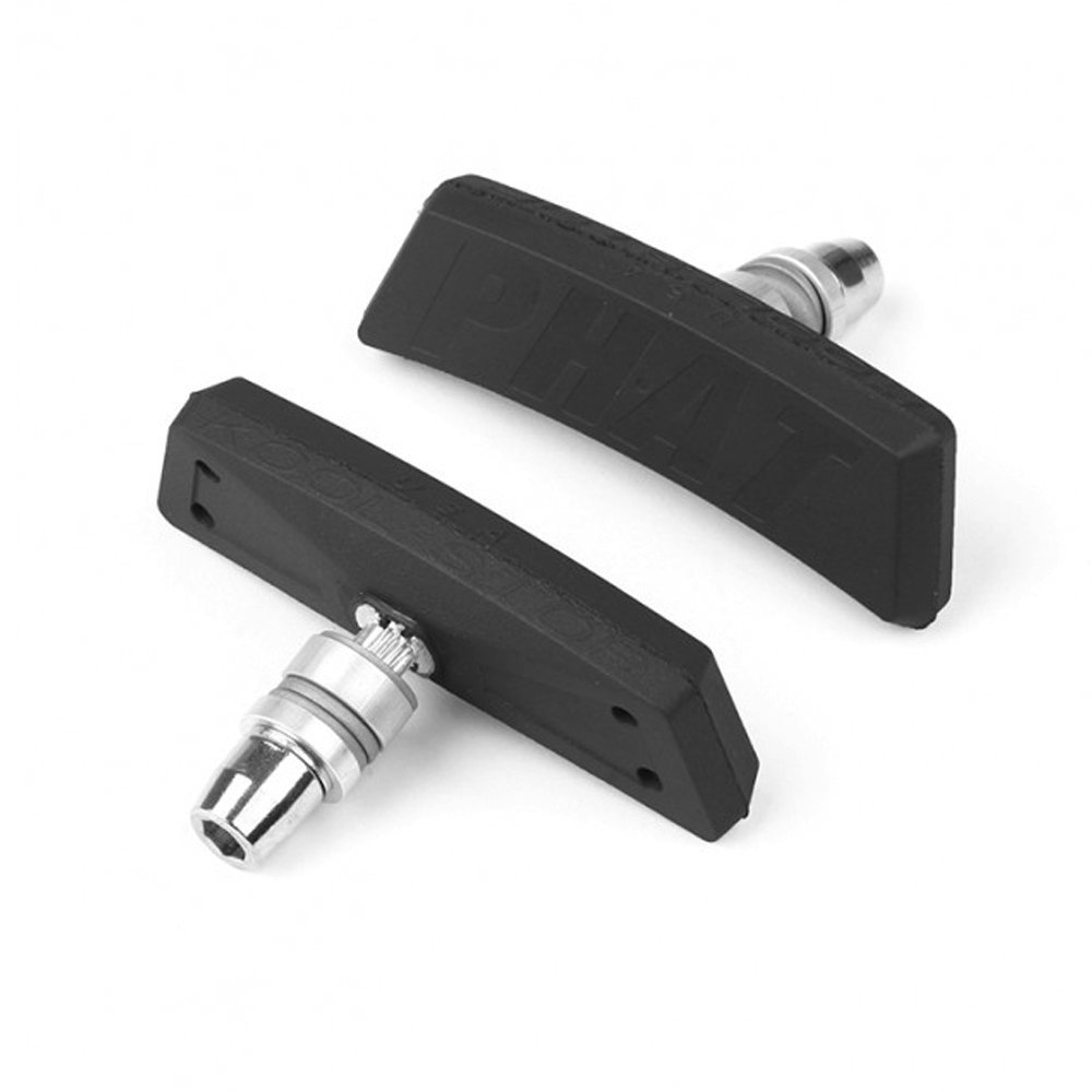 Kool StopPhat Pad Bicycle Brake Pads (Threaded, Black)