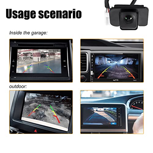 Image of Rearview Mirror Assist Camera is Only Compatible with 2014-2015 Honda Accord Sedan EX-L 2015-2016 Honda Accord Car Rearview Mirror Backup Camera. OE Number 39530-T2A-A21 39530-T2A-A31