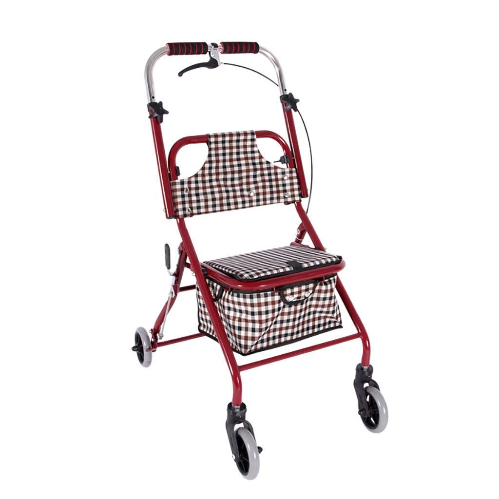 Buy Walkers for seniors, Shopping cart Rollator With Seat And Wheels