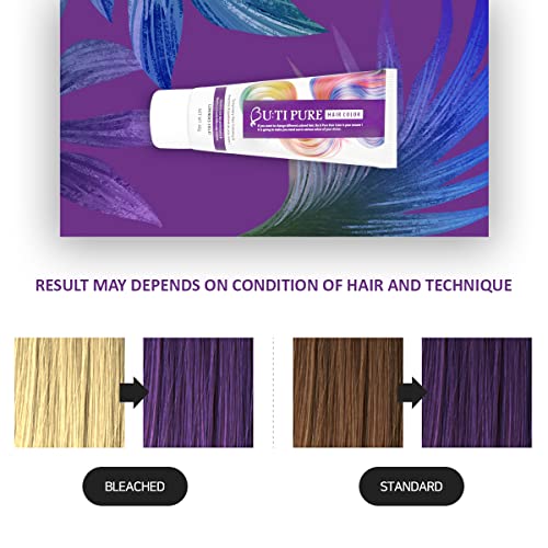 Image of ButiPure Temporary Root Touch Up Concealor | Ammonia, Paraben & PPD Free | Zero Damage Hair Colour 60g | Pack of 2