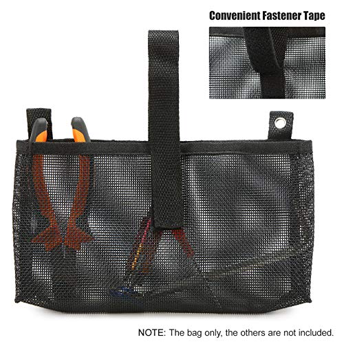 Bolsa de Armazenamento, Andoer Malha de caiaque para armazenamento de bolsa lateral para barco Bolsa