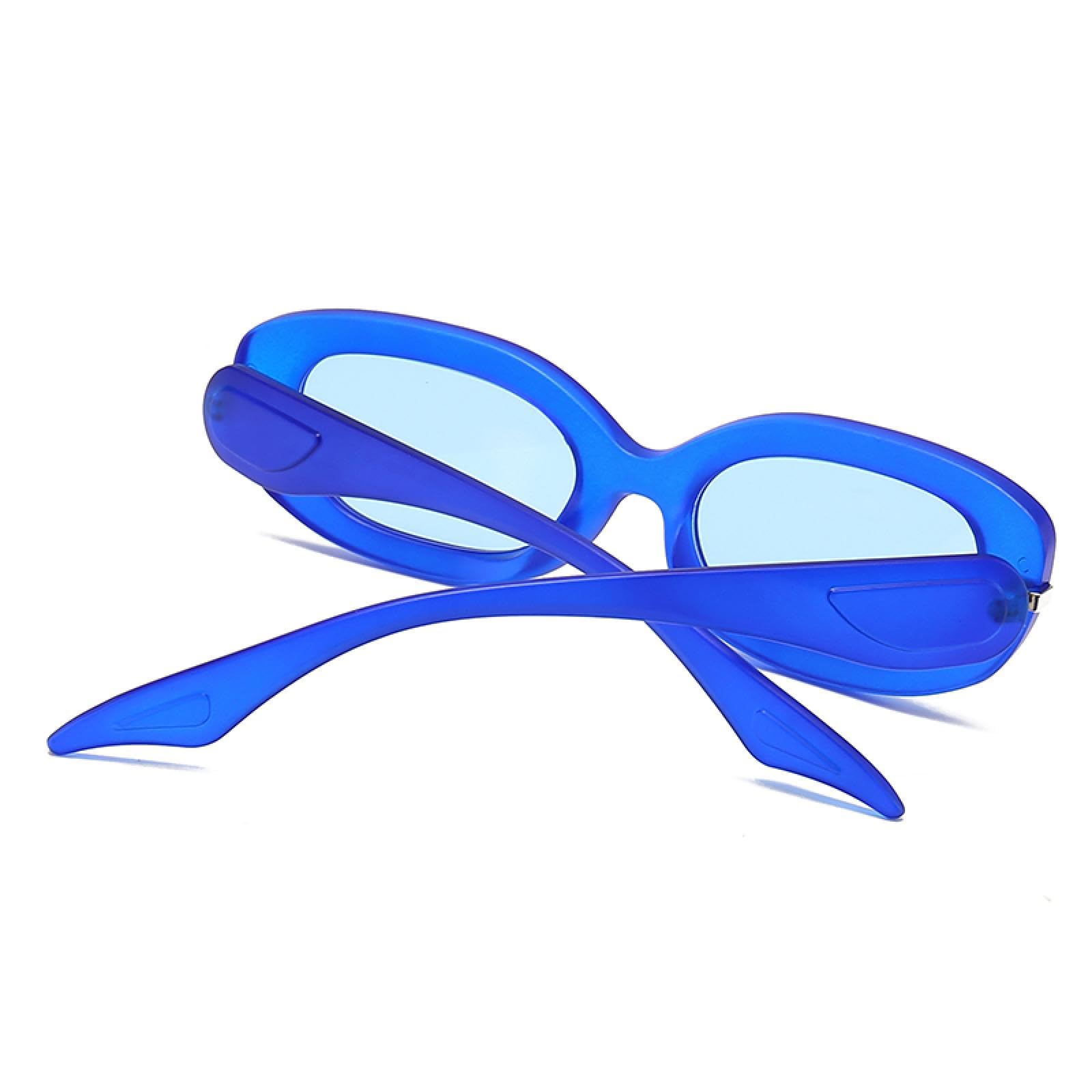 Owalne, dekoracyjne okulary przeciwsłoneczne dla mężczyzn, nowoczesne, retro zauszniki, okulary przeciwsłoneczne w stylu jumping dla kobiet