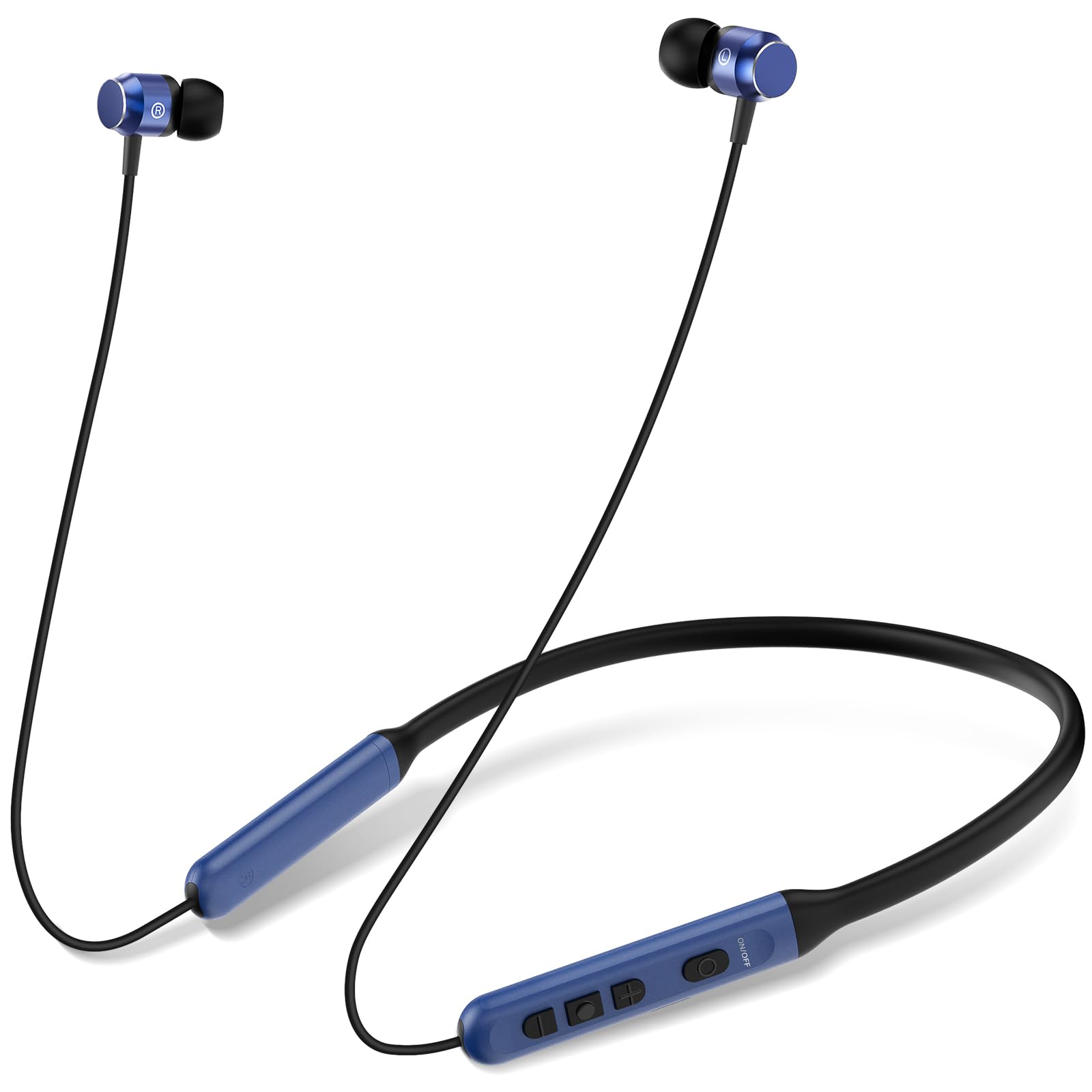 【日本未発売】INVOKE Bluetoothヘッドフォン　ネイビー Amazon.com: Toztnix Neckband Bluetooth Headphones, Wireless